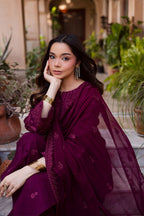 Mehr | Emb Unstitched Dhanak 3pc