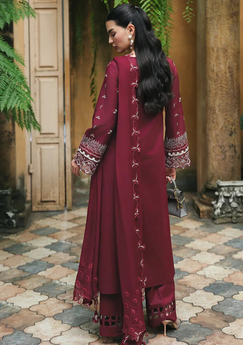 QALAMKAR LAWN PREMIUM UNSTITCHED EMB 3PC