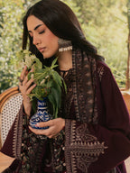 Zardozi | Emb Unstitched Dhanak 3pc