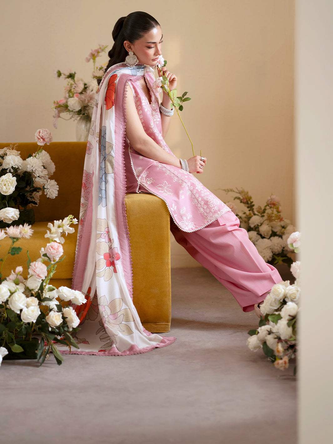 Petal | Emb Unstitched Lawn 3pc