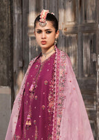 HUSSAIN REHAR LAWN LUXURY UNSTITCHED GULNOSH EMB 3PC