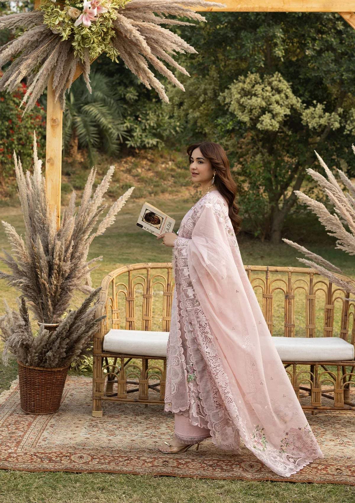 ELAF LAWN LUXURY UNSTITCHED EMB 3PC