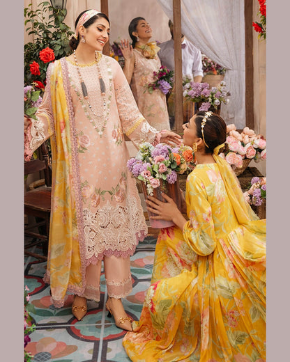 MUSHQ LAWN PREMIUM UNSTITCHED EMB 3PC - City Cloth House