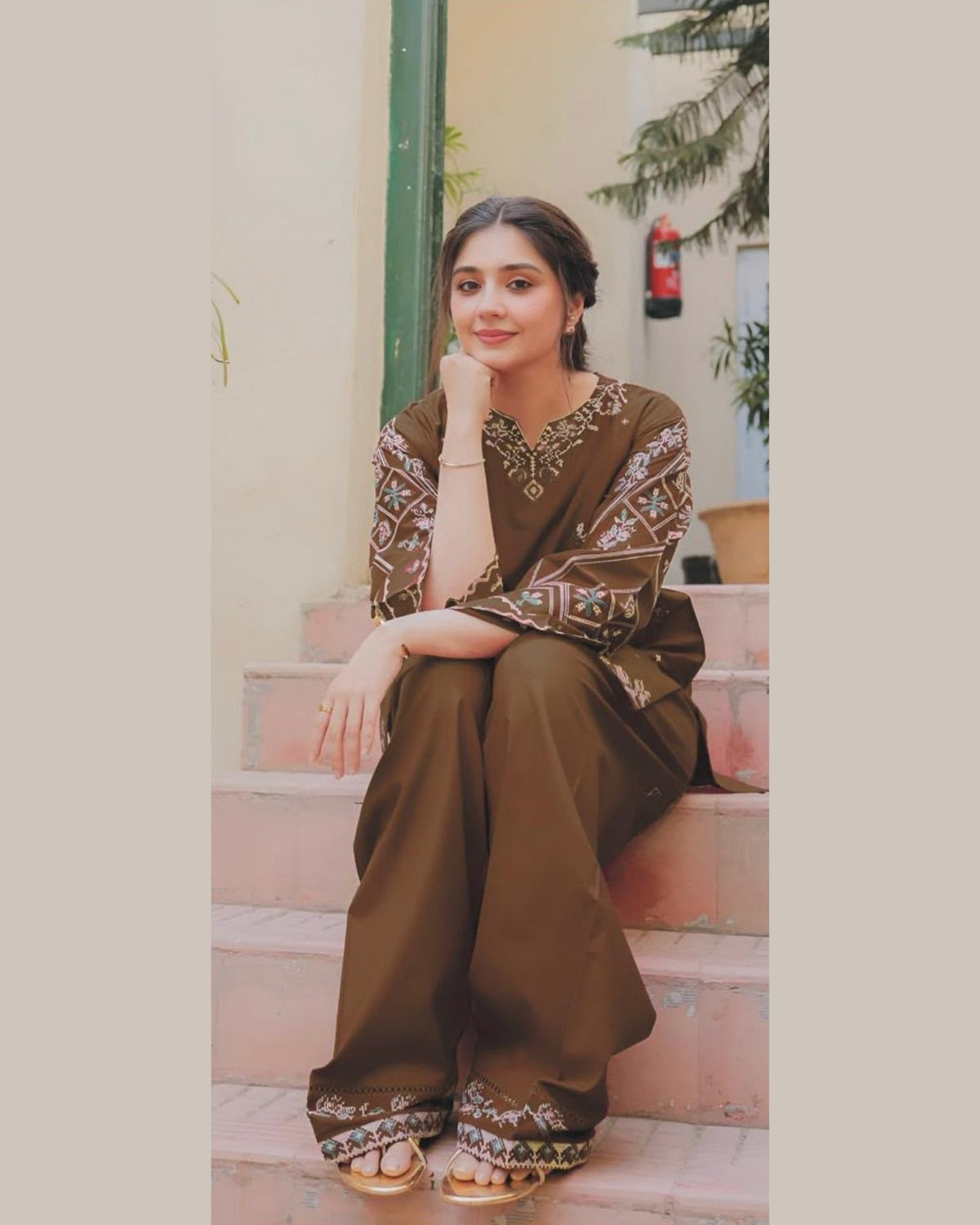 Heer | Emb Unstitched Linen 2pc