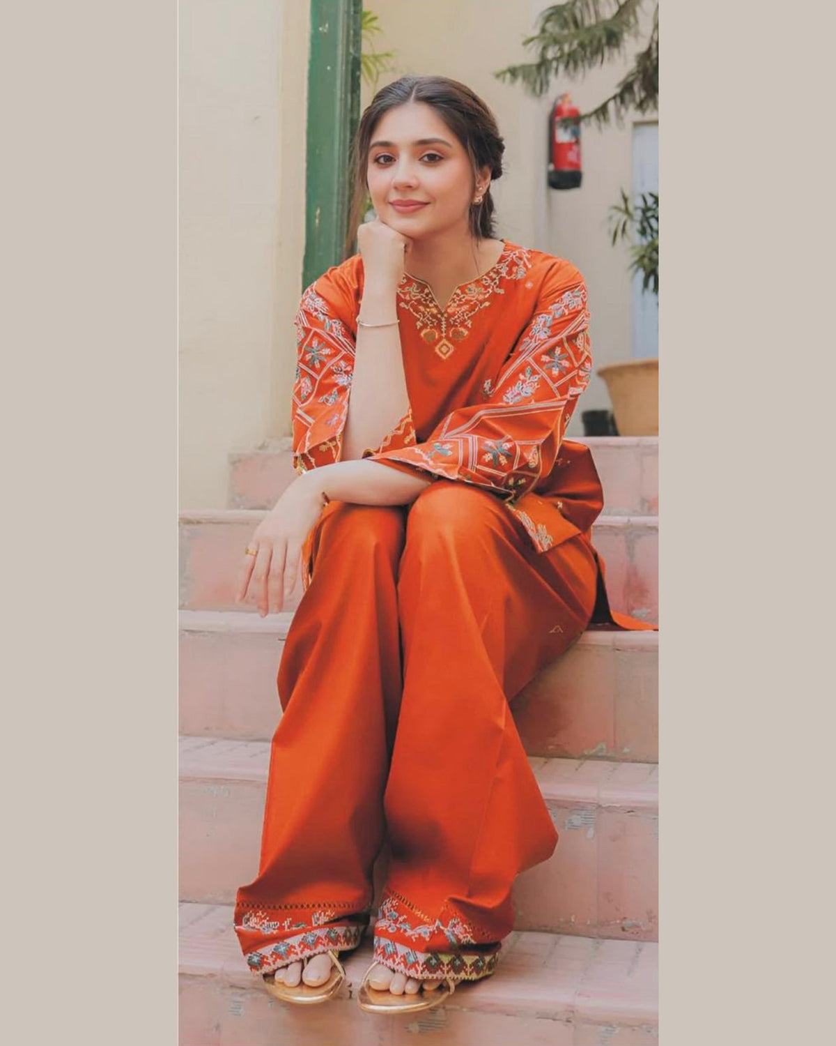 Heer | Emb Unstitched Linen 2pc