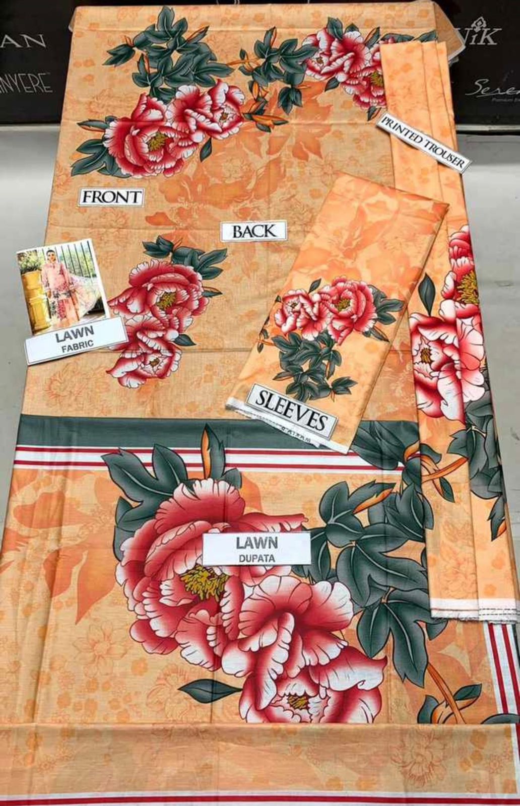 LAWN DIGITAL PRINTED 3PIECE