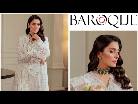 BAROQUE CHIFFON UNSTITCHED EMB SUIT