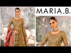 MARIA.B ORGANZA UNSTITCHED EMB MAXI
