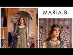 MARIA.B ZARI NET UNSTITCHED EMB SUIT
