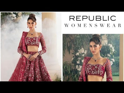 REPUBLIC NET UNSTITCHED EMB MAXI
