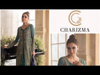 CHARIZMA CHIFFON UNSTITCHED EMB SUIT