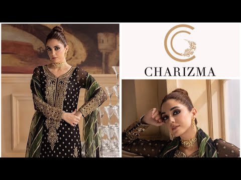 CHARIZMA CHIFFON UNSTITCHED EMB SUIT