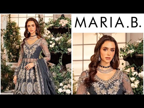 MARIA.B ORGANZA UNSTITCHED EMB MAXI