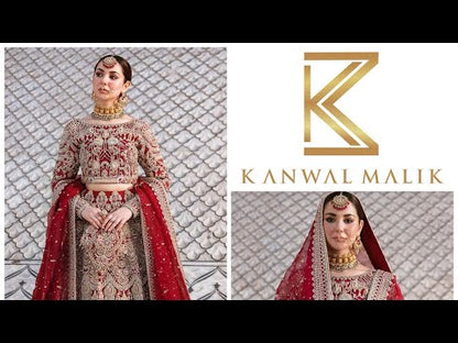 KANWAL MALIK NET UNSTITCHED EMB MAXI