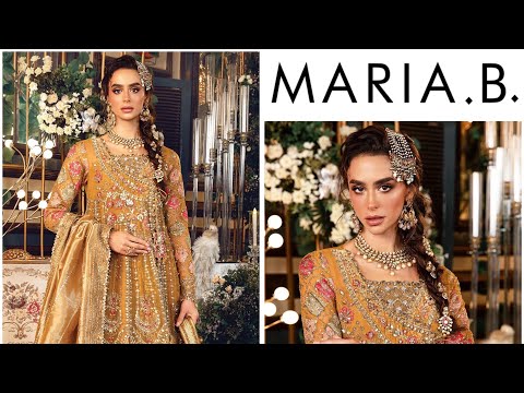 MARIA.B ORGANZA UNSTITCHED EMB MAXI